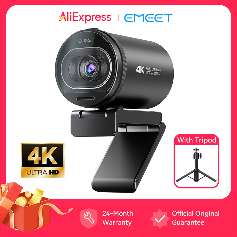 4K Microscope Camera Sony Sensor - 4K-Webcam EMEET S600 SmartCam mit Stativ,
