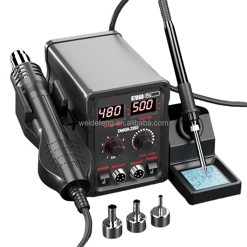 Elektrische Lötstation mit LED – 2 In 1 Soldering Rework Station 750W Bewertung und Preis